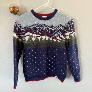Hanna Andersson Red and Blue Sweater